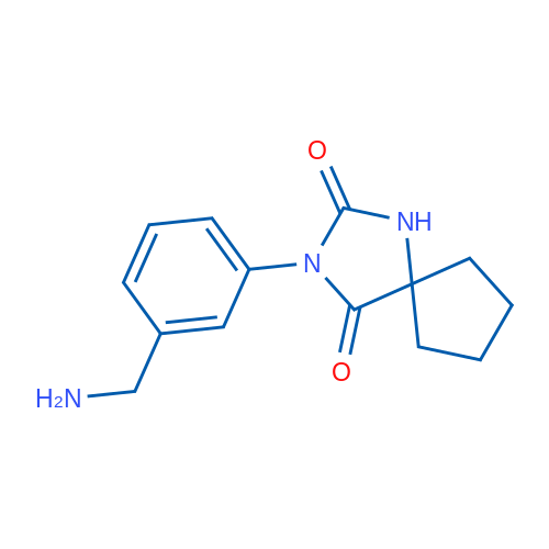 3-[3-(Aminomethyl)phenyl]-1,3-diazaspiro[4.4]nonane-2,4-dione 1g