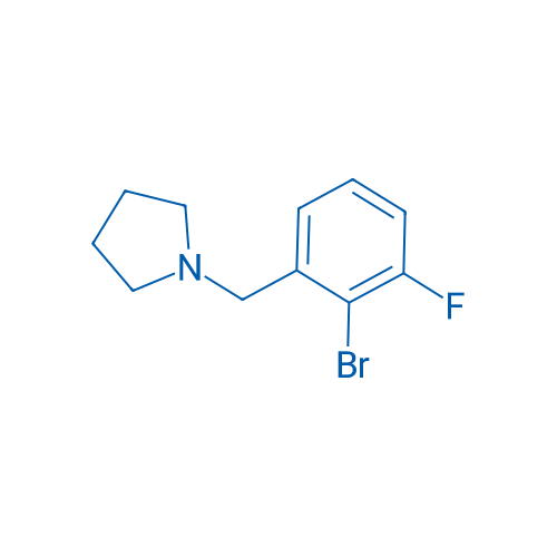 1-[(2-Bromo-3-fluorophenyl)methyl]pyrrolidine 1g
