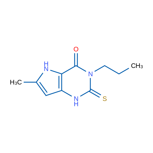 6-Methyl-3-propyl-2-sulfanylidene-1H,2H,3H,4H,5H-pyrrolo[3,2-d]pyrimidin-4-one 1g