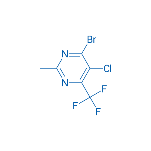 4-Bromo-5-chloro-2-methyl-6-(trifluoromethyl)pyrimidine 1g