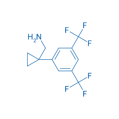 (1-(3,5-Bis(trifluoromethyl)phenyl)cyclopropyl)methanamine 250mg