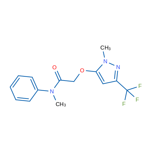 N-Methyl-2-{[1-methyl-3-(trifluoromethyl)-1H-pyrazol-5-yl]oxy}-N-phenylacetamide 1g