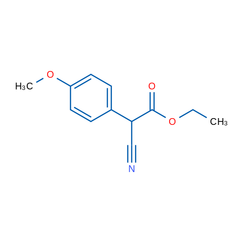 Ethyl 2-cyano-2-(4-methoxyphenyl)acetate 250mg