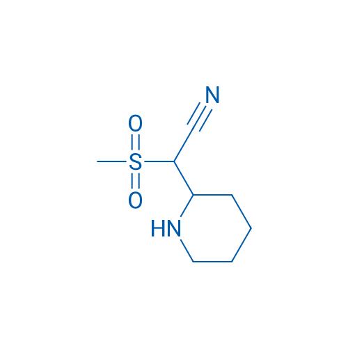 2-Methanesulfonyl-2-(piperidin-2-yl)acetonitrile 1g