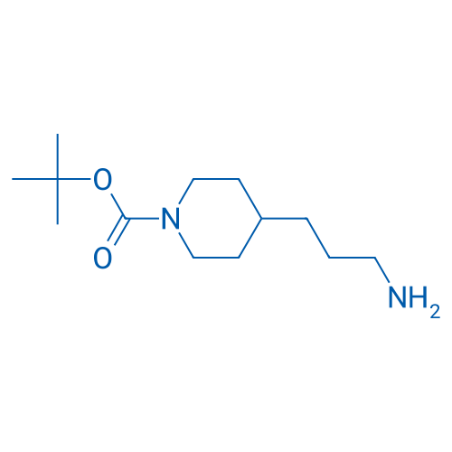 tert-butyl 4-(3-aminopropyl)piperidine-1-carboxylate 250mg