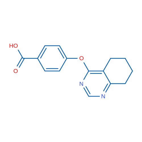 4-((5,6,7,8-Tetrahydroquinazolin-4-yl)oxy)benzoic acid 1g