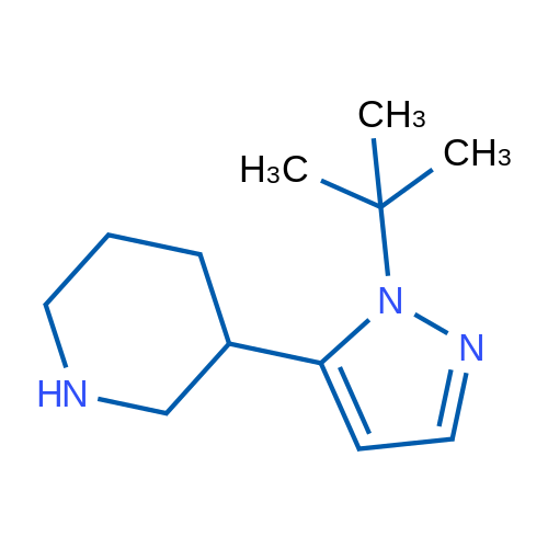 3-(1-(tert-Butyl)-1H-pyrazol-5-yl)piperidine 1g