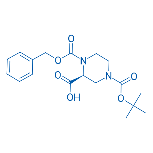 (S)-1-((Benzyloxy)carbonyl)-4-(tert-butoxycarbonyl)piperazine-2-carboxylic acid 250mg