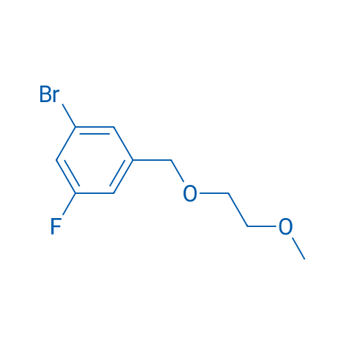 1-Bromo-3-fluoro-5-((2-methoxyethoxy)methyl)benzene 250mg
