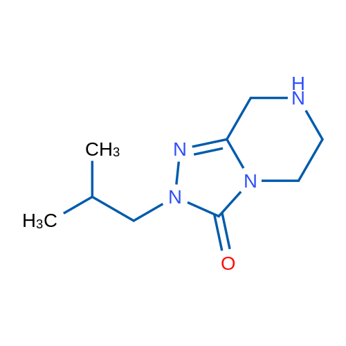 2-(2-Methylpropyl)-2H,3H,5H,6H,7H,8H-[1,2,4]triazolo[4,3-a]piperazin-3-one 1g