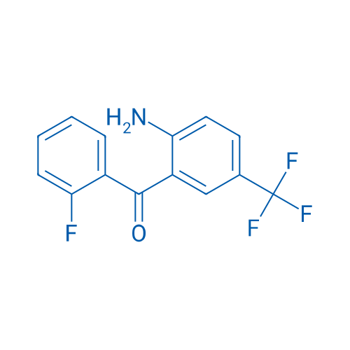 (2-Amino-5-(trifluoromethyl)phenyl)(2-fluorophenyl)methanone 250mg