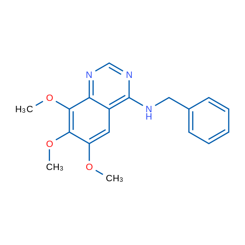 6,7,8-Trimethoxy-N-(phenylmethyl)-4-quinazolinamine 1g