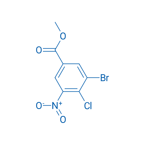 Methyl 3-bromo-4-chloro-5-nitrobenzoate 250mg