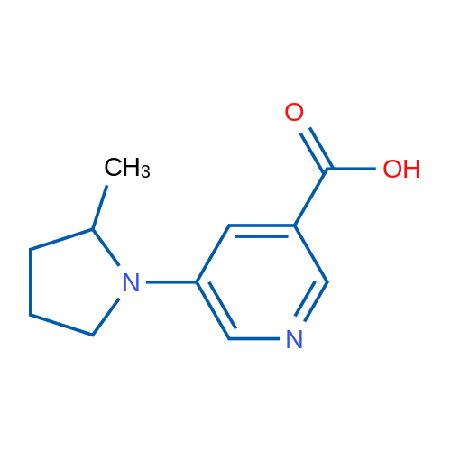 5-(2-Methylpyrrolidin-1-yl)pyridine-3-carboxylic acid 1g