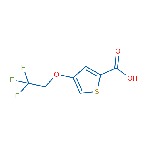 4-(2,2,2-Trifluoroethoxy)thiophene-2-carboxylic acid 1g