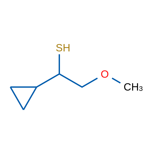 1-Cyclopropyl-2-methoxyethane-1-thiol 1g
