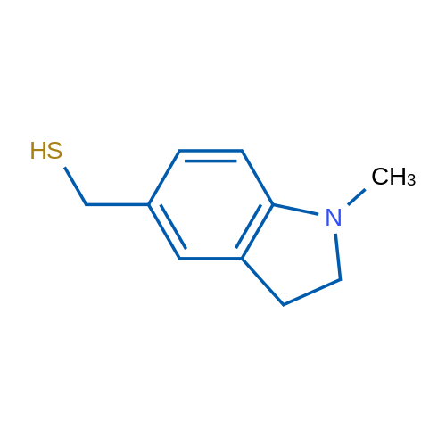 (1-Methyl-2,3-dihydro-1h-indol-5-yl)methanethiol 1g