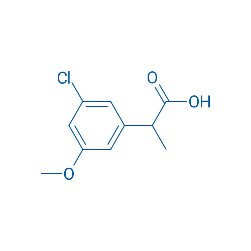 2-(3-Chloro-5-methoxyphenyl)propanoic acid 1g