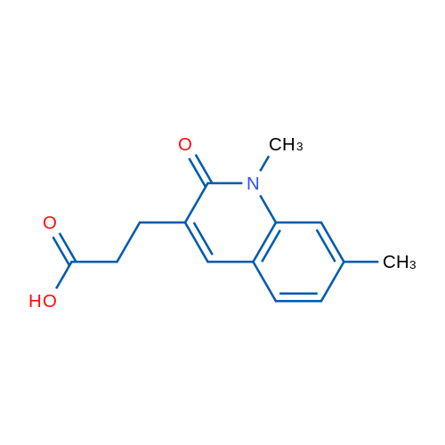 3-(1,7-Dimethyl-2-oxo-1,2-dihydroquinolin-3-yl)propanoic acid 1g