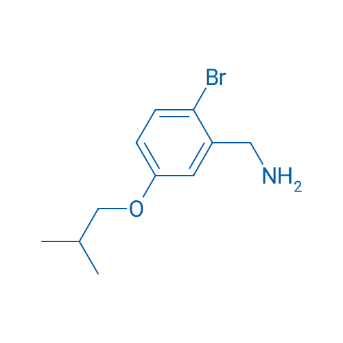 (2-Bromo-5-isobutoxyphenyl)methanamine 1g