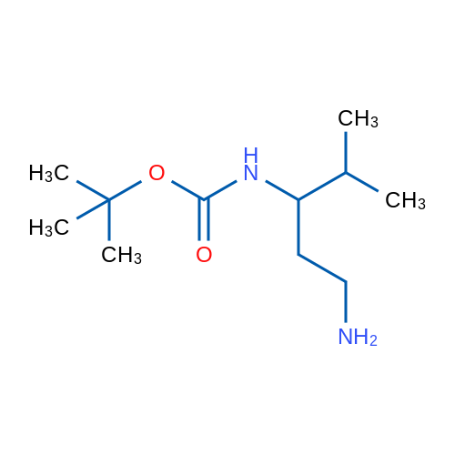 tert-Butyl N-(1-amino-4-methylpentan-3-yl)carbamate 1g