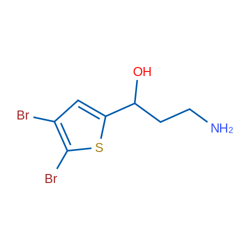 3-Amino-1-(4,5-dibromothiophen-2-yl)propan-1-ol 1g