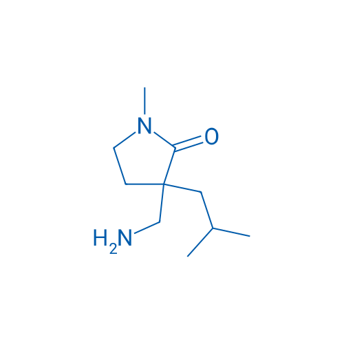 3-(Aminomethyl)-1-methyl-3-(2-methylpropyl)pyrrolidin-2-one 1g