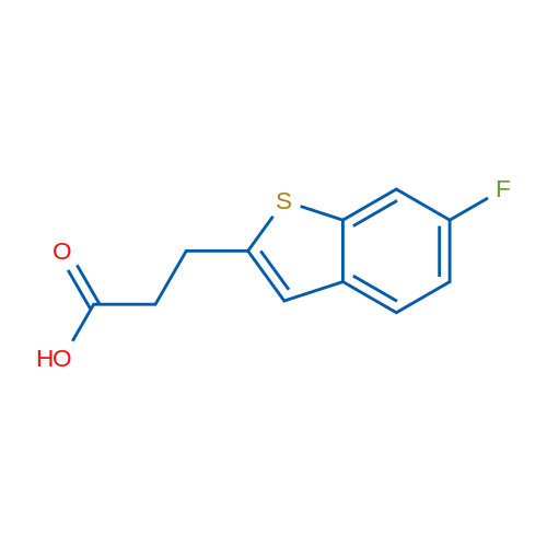 3-(6-Fluoro-1-benzothiophen-2-yl)propanoic acid 1g