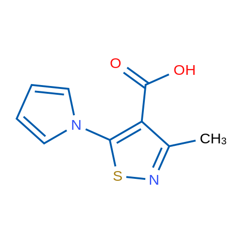 3-Methyl-5-(1H-pyrrol-1-yl)-1,2-thiazole-4-carboxylic acid 1g
