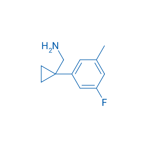 (1-(3-Fluoro-5-methylphenyl)cyclopropyl)methanamine 1g