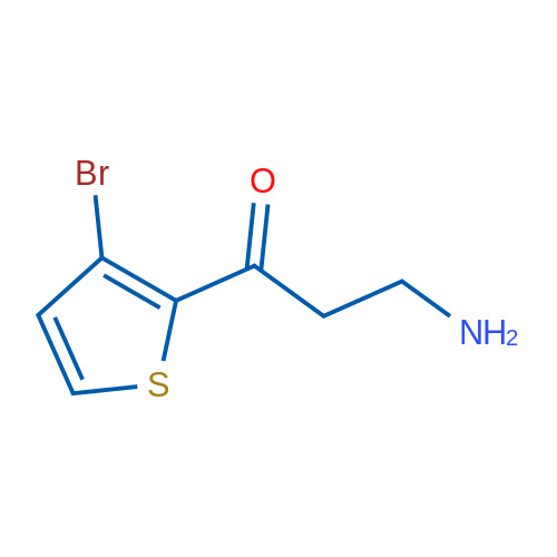 3-Amino-1-(3-bromothiophen-2-yl)propan-1-one 1g