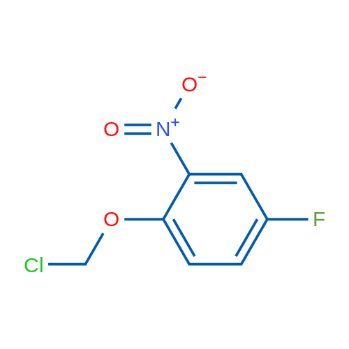 1-(Chloromethoxy)-4-fluoro-2-nitrobenzene 1g