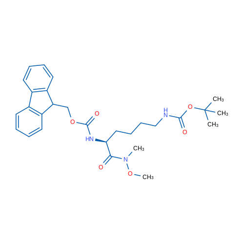(9H-Fluoren-9-yl)methyl N-[(1S)-5-{[(tert-butoxy)carbonyl]amino}-1-[methoxy(methyl)carbamoyl]pentyl]carbamate 5g