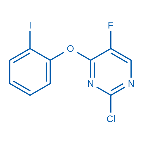 2-Chloro-5-fluoro-4-(2-iodophenoxy)pyrimidine 1g