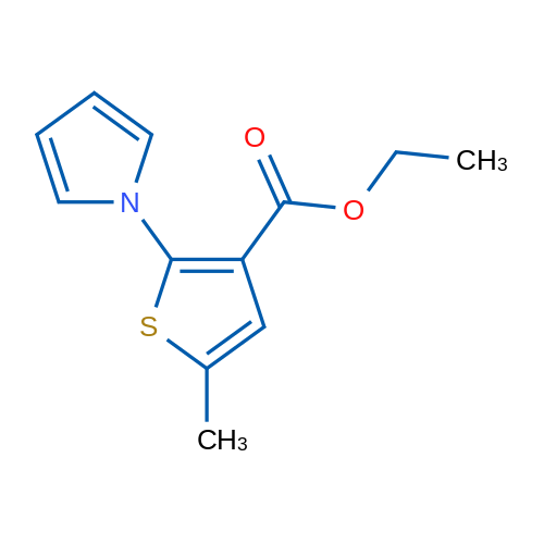 Ethyl 5-methyl-2-(1H-pyrrol-1-yl)thiophene-3-carboxylate 5g