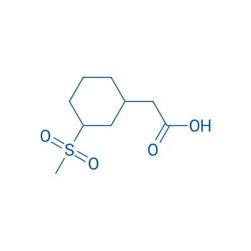 2-(3-Methanesulfonylcyclohexyl)acetic acid 1g