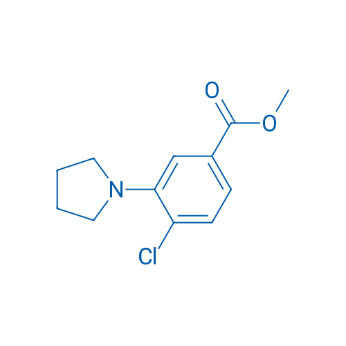 Methyl 4-chloro-3-(pyrrolidin-1-yl)benzoate 1g