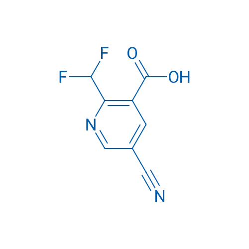 5-Cyano-2-(difluoromethyl)nicotinic acid 1g