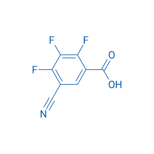 5-Cyano-2,3,4-trifluorobenzoic acid 1g
