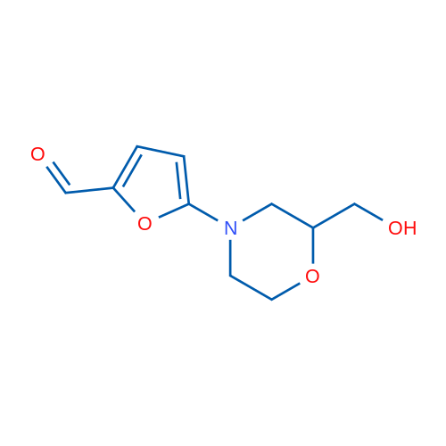5-[2-(Hydroxymethyl)morpholin-4-yl]furan-2-carbaldehyde 1g