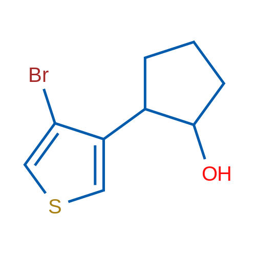 2-(4-Bromothiophen-3-yl)cyclopentan-1-ol 1g