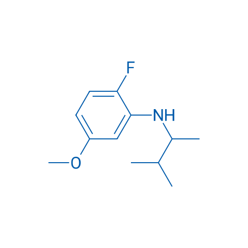 2-Fluoro-5-methoxy-N-(3-methylbutan-2-yl)aniline 1g