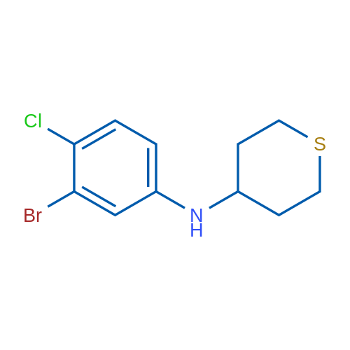 N-(3-Bromo-4-chlorophenyl)thian-4-amine 1g