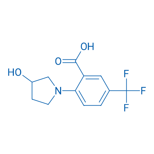 2-(3-Hydroxypyrrolidin-1-yl)-5-(trifluoromethyl)benzoic acid 1g