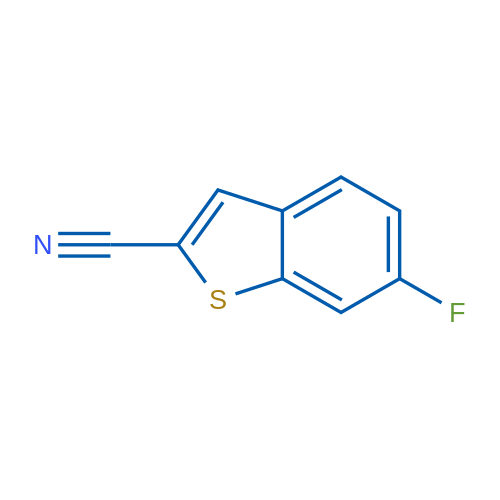 6-Fluorobenzo[b]thiophene-2-carbonitrile 1g