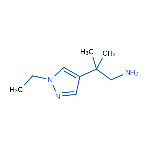 2-(1-Ethyl-1h-pyrazol-4-yl)-2-methylpropan-1-amine 1g