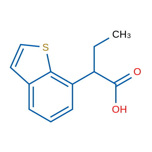 2-(1-Benzothiophen-7-yl)butanoic acid 1g