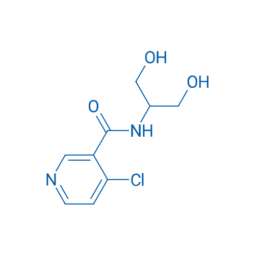 4-Chloro-N-(1,3-dihydroxypropan-2-yl)nicotinamide 1g