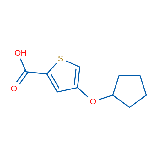 4-(Cyclopentyloxy)thiophene-2-carboxylic acid 1g