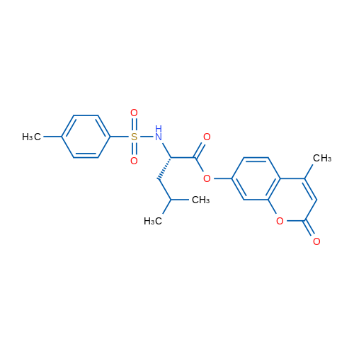 (S)-4-Methyl-2-oxo-2H-chromen-7-yl 4-methyl-2-(4-methylphenylsulfonamido)pentanoate 1g